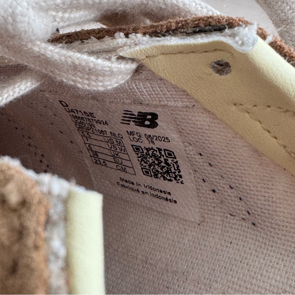 NIB Sezane x New Balance 471 Sneakers Women Size 7 - Picture 7 of 9